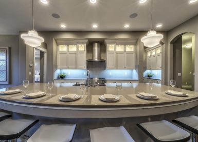 Modern White Kitchen, Luxury Home